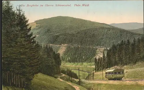 Bergbahn Obstfelderschmiede Schwarzatal Lichtenhain Oberweissbach Kat. Bergbahn