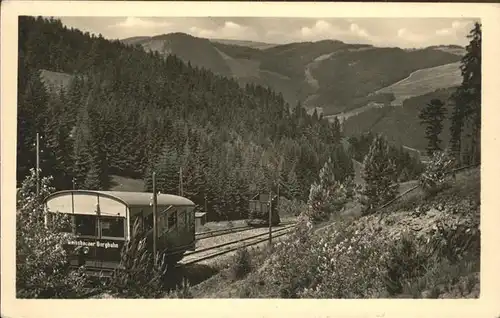 Bergbahn Oberweissbach Schwarzatal Kat. Bergbahn