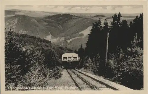 Bergbahn Oberweissbach Lichtenhain  Kat. Bergbahn