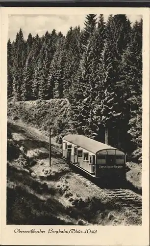 Bergbahn Oberweissbach Thueringer Wald Kat. Bergbahn