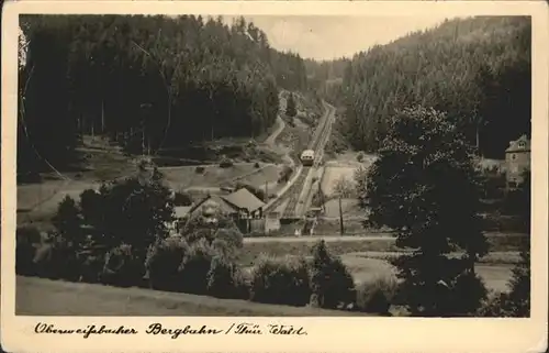 Bergbahn Oberweissbach Thueringer Wald Kat. Bergbahn