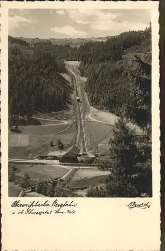 Bergbahn Oberweissbach Schwarzatal Thueringer Wald Kat. Bergbahn