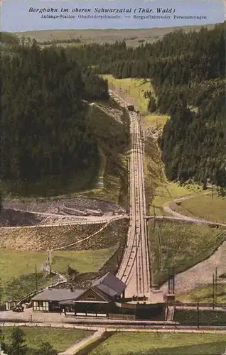 Bergbahn Oberweissbach Schwarzatal Thueringer Wald Kat. Bergbahn