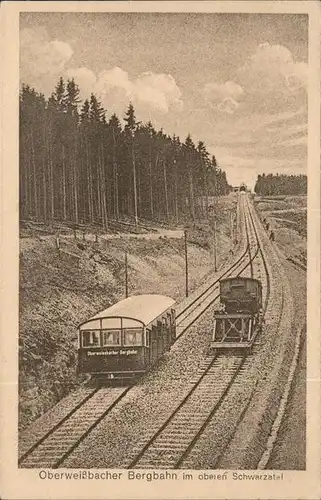 Bergbahn Oberweissbach Schwarzatal  Kat. Bergbahn