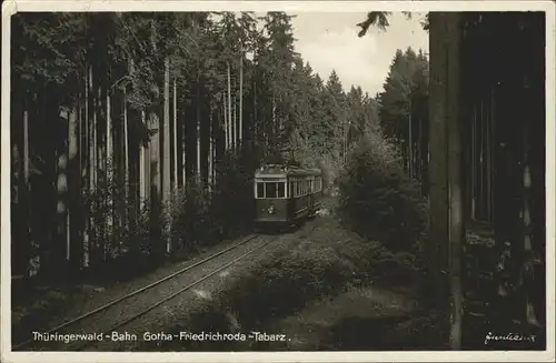 Strassenbahn Thueringerwaldbahn Tabarz Kat. Strassenbahn