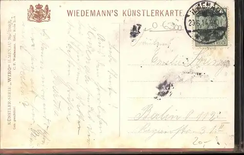 Verlag Wiedemann WIRO Nr. 1700 B Ilmenau  Kat. Verlage