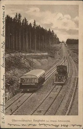 Bergbahn Oberweissbach Schwarzatal  Kat. Bergbahn