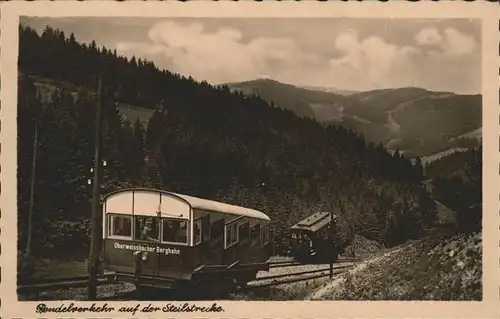 Bergbahn Obstfelderschmiede Lichtenhain Oberweissbach  Kat. Bergbahn