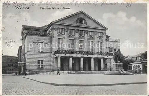 Theatergebaeude Weimar Deutsches Nationaltheater Kat. Gebaeude