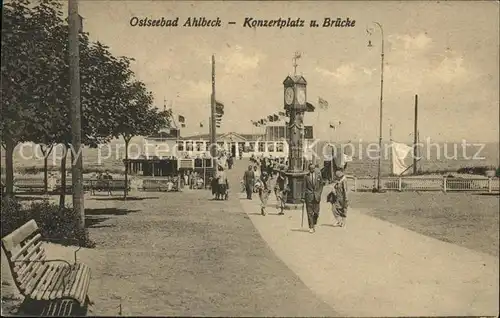 Wetterstation Wetterhaeuschen Ahlbeck Konzertplatz Bruecke Kat. Gebaeude