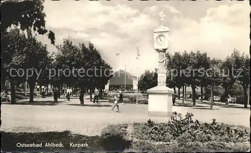 Wetterstation Wetterhaeuschen Ahlbeck Kurpark Kat. Gebaeude