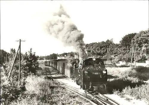 Eisenbahn Schmalspurbahn Putbus Goehren  Kat. Eisenbahn