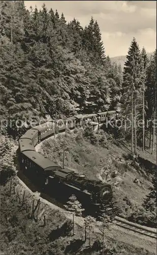 Harzquerbahn Wernigerode Kat. Bergbahn