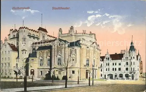 Theatergebaeude Halberstadt Stadttheater Kat. Gebaeude