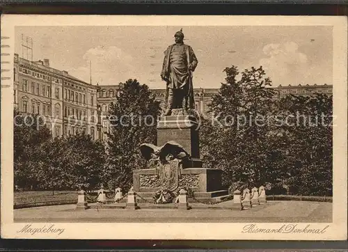 Bismarckdenkmal Magdeburg Kat. Persoenlichkeiten