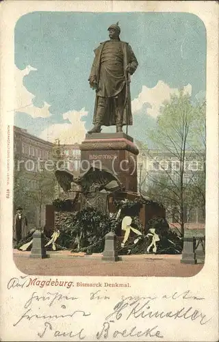 Bismarckdenkmal Magdeburg Kat. Persoenlichkeiten