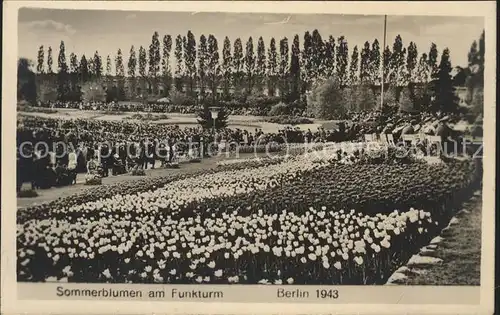 Gartenbauaustellung Sommerblumen am Funkturm Berlin Kat. Expositions