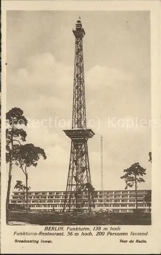 Funkturm Berlin Kat. Bruecken