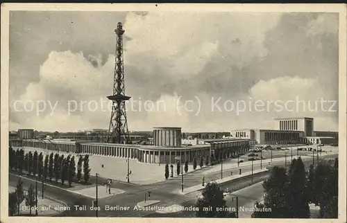 Funkturm Berlin Ausstellungsgelaende Neubauten Kat. Bruecken