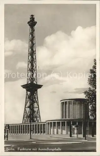 Funkturm Berlin Ausstellungshalle Kat. Bruecken