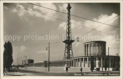 Funkturm Berlin Ausstellungshallen Kat. Bruecken