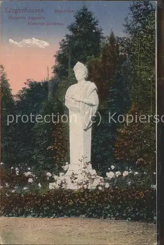 Auguste Victoria Kaiserin Denkmal Sangerhausen Rosarium  Kat. Adel Preussen