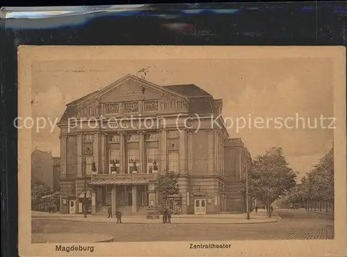 Theatergebaeude Magdeburg Zentraltheater Kat. Gebaeude
