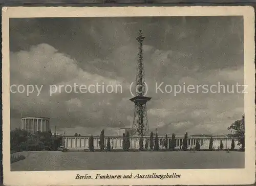 Funkturm Berlin Ausstellungshallen Kat. Bruecken