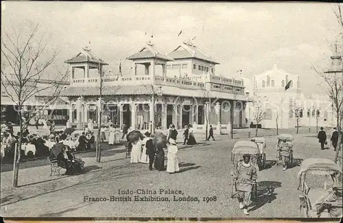 Exhibition Franco British London 1908 Indo China Palace Kat. Expositions
