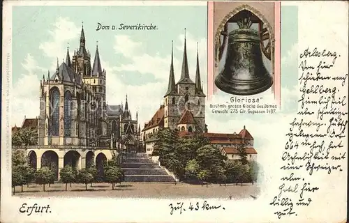 Kirchenglocken Gloriosa Erfurt Dom Severikirche Kat. Gebaeude