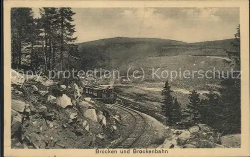 Brockenbahn Brocken Kat. Bergbahn
