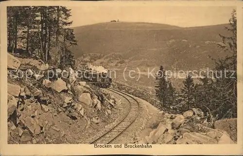 Brockenbahn Brocken  Kat. Bergbahn