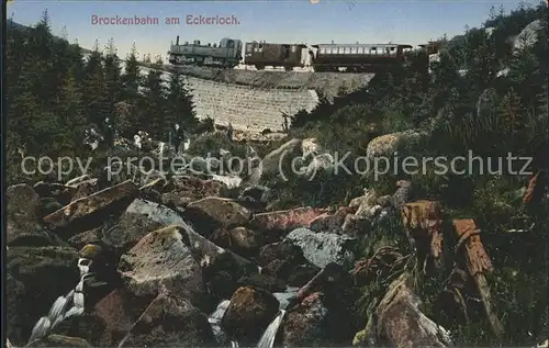 Brockenbahn Eckerloch  Kat. Bergbahn