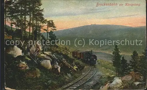 Brockenbahn Koenigsberg Kat. Bergbahn