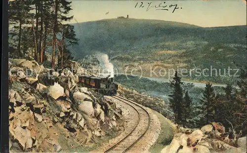 Brockenbahn Brocken Kat. Bergbahn