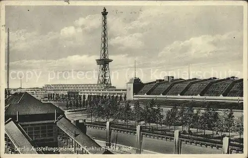 Funkturm Berlin Ausstellungsgelaende Kat. Bruecken