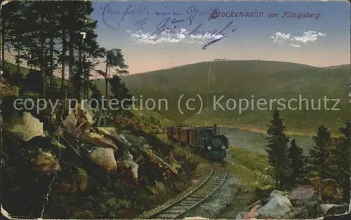 Brockenbahn Koenigsberg Kat. Bergbahn