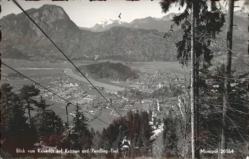 Sessellift Kaiserlift Kufstein Pendling Tirol Kat. Bahnen