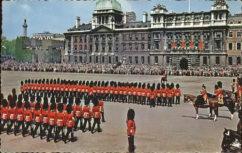 Leibgarde Wache Horseguards Parade London / Polizei /