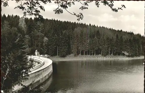 Staudamm Pumpspeicherkraftwerk Remscheid Talsperre  Kat. Gebaeude