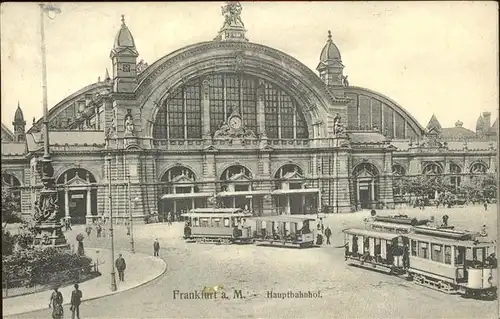 Strassenbahn Frankfurt am Main Hauptbahnhof Kat. Strassenbahn