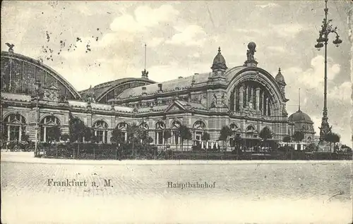 Bahnhof Frankfurt Kat. Eisenbahn