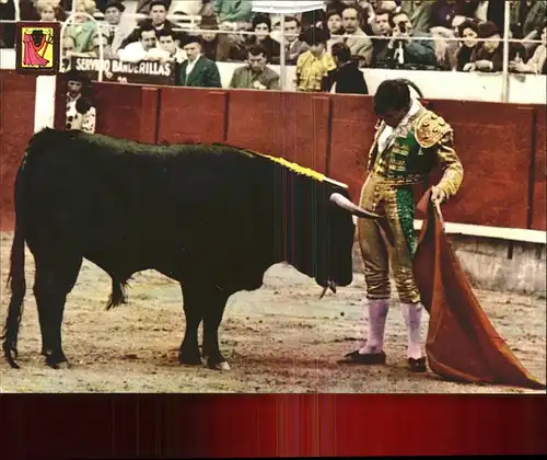 Stierkampf Corrida de toros un desplante Kat. Sport