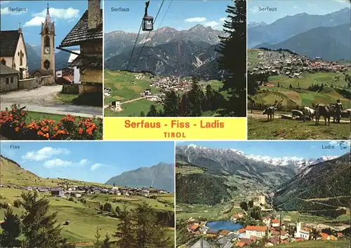 Seilbahn Serfaus Fiss Ladis Tirol  / Bahnen /