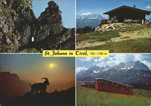 Zahnradbahn Ziege St. Johann Tirol Kat. Bergbahn