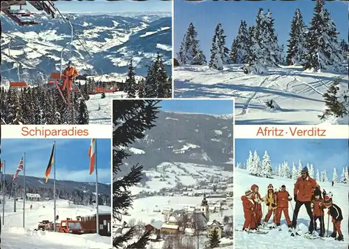 Skifahren Sessellift Afritz Verditz Kat. Sport