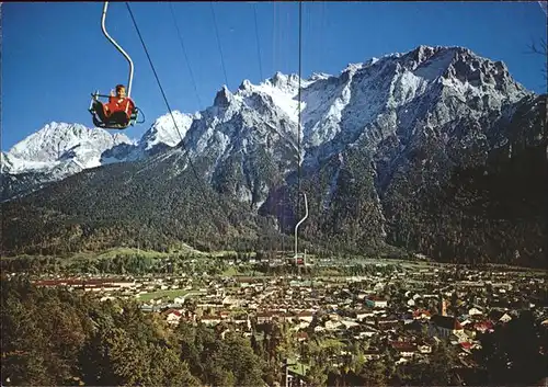 Sessellift Kranzberg Mittenwald  Kat. Bahnen