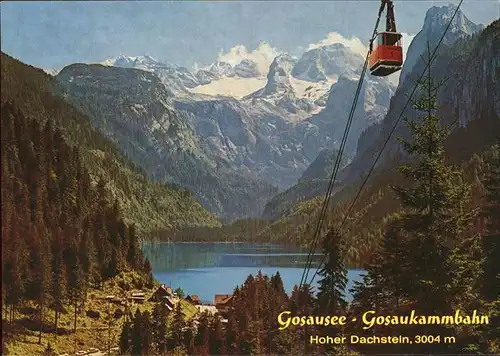 Seilbahn Gosausee Gosaukammbahn Hoher Dachstein  / Bahnen /