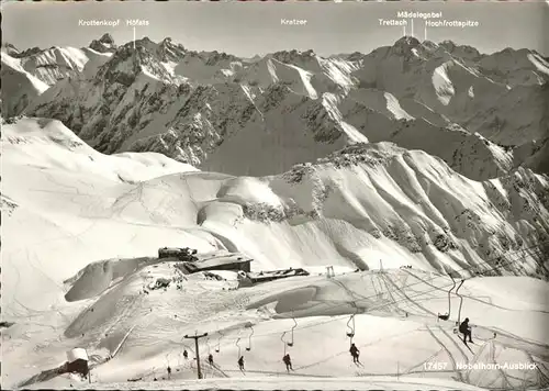 Sessellift Nebelhorn Kratzer Trettach Kat. Bahnen