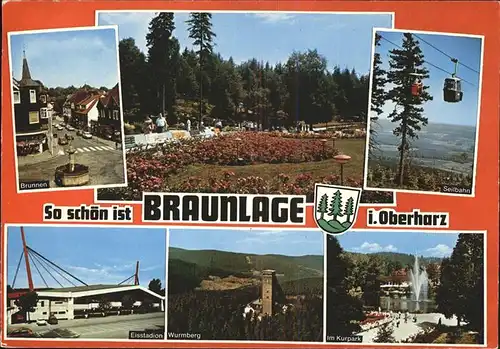 Seilbahn Braunlage Brunnen Eissstadion Wurmberg  / Bahnen /